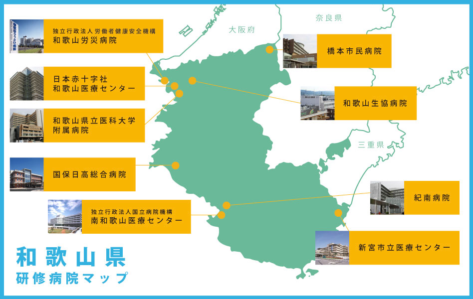 和歌山県の研修病院